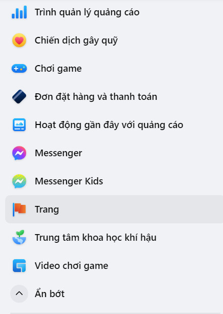 Cách đổi tên Page Facebook trên máy tính