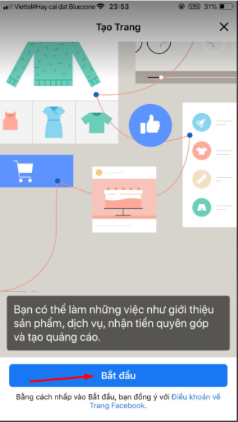 tạo trang facebook