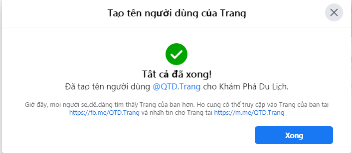 tạo trang facebook