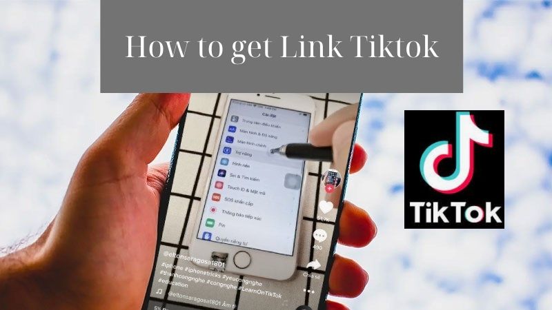 How to get link Tiktok on phone and computer simply