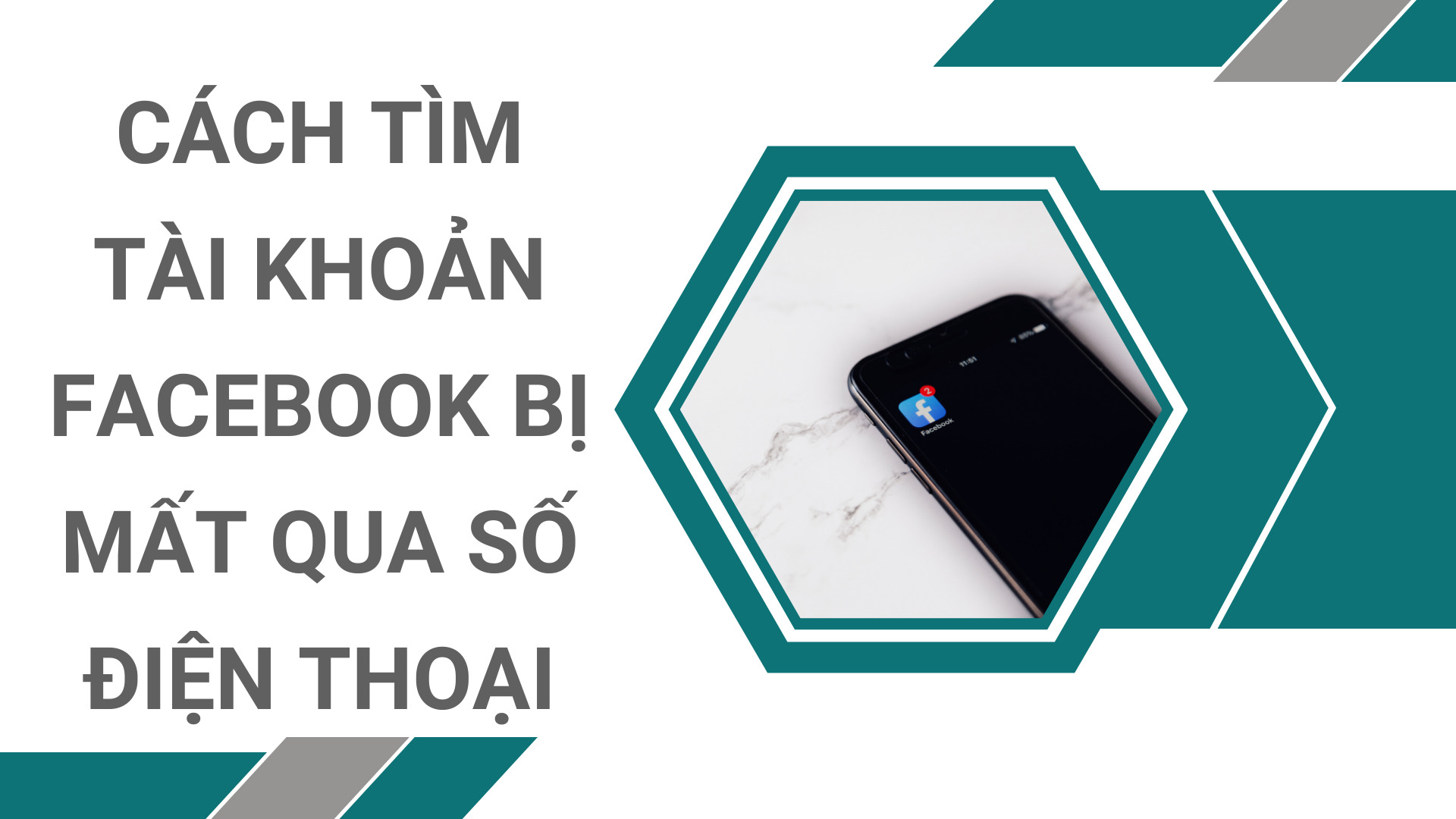 Cách tìm tài khoản Facebook bị mất bằng số điện thoại