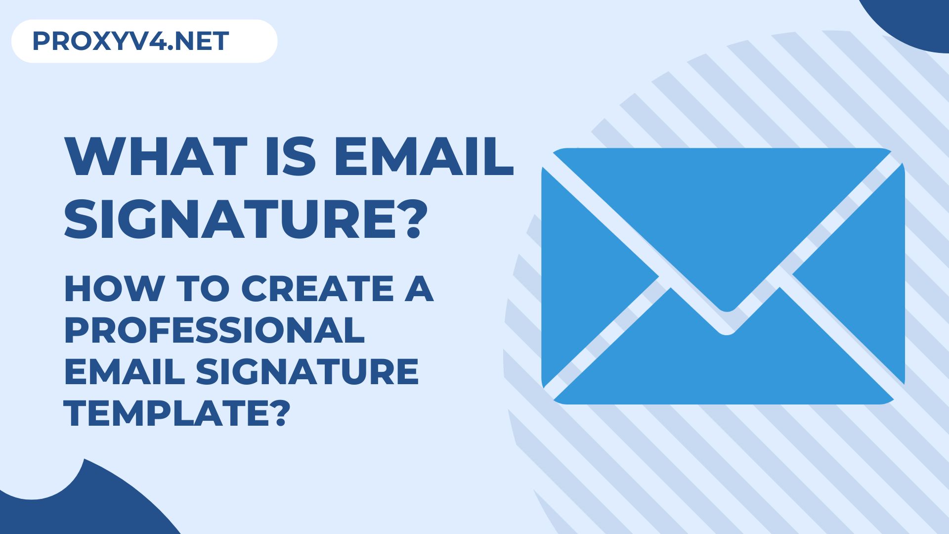What is email signature? How to create a professional email signature template